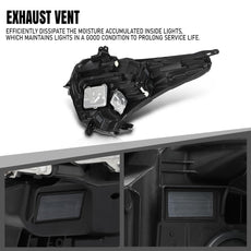 G-PLUS LED Headlight Right for Cadillac XT5 2020-2023 Black Product Features