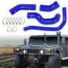 G-PLUS Blue Radiator Hose Set Fit for HMMWV & Humvee 12339160 12339159 12339162 12340046
