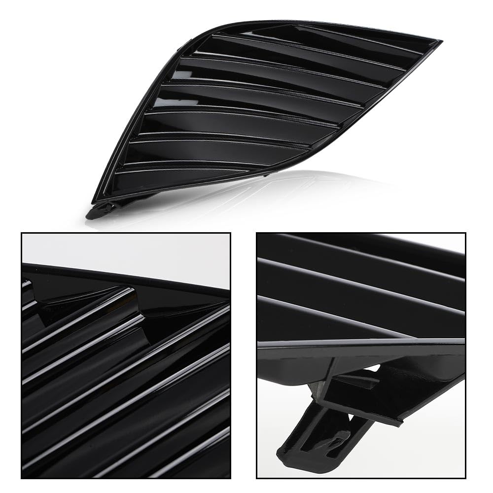 G-PLUS Front Bumper Fog Light Cover Bezel Right Passenger Side Compatible with Toyota Camry SE XSE 2018–2020 Fog Lamp Covers 8148106170 TO1039210