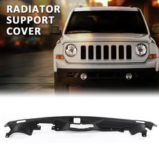 G-PLUS Radiator Support Cover for Jeep Patriot 2011-2017 Upper Black Close-up View