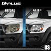 G-PLUS Front Headlight Lenses Cover, Compatible with Toyota Tacoma 2005 2006 2007 2008 2009 2010 2011, Left & Right Side Pair (Clear Lens)