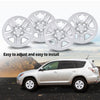 G-PLUS 4pcs Hubcap Wheel Skins, 17” Hubcap Wheel Replacement Covers Compatible with Toyota RAV4 2006-2011, Toyota RAV4 2012 (Gasoline)