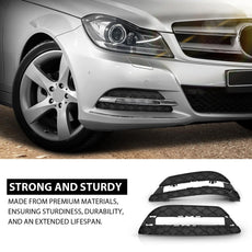 G-PLUS Fog Light Cover Bezel 2PCS for Benz C250 C300 C350 2012-2015 Bumper Grille Product Features