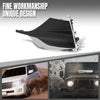 G-PLUS Front Left Side Fog Lamp Bezel Insert Compatible with Buick Encore GX 2020 2021 2022 42660271, GM1046137 Chrome Black