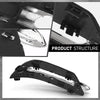 G-PLUS Left Fog Light Cover Daytime Running Light Cover, Compatible with Benz C250 C350 2012-2015/C300 2012-2014, Fit Models W/o AMG Package & Sport Package, Driver Side, 2048803224, MB1038117