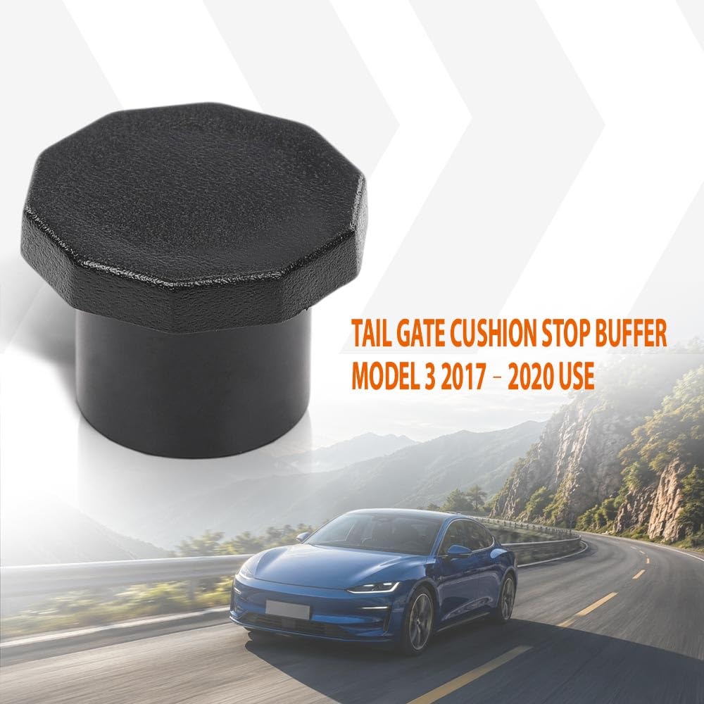 G-PLUS Tail Gate Cushion Stop Buffer Compatible with Tesla Model 3 2017-2020 Black