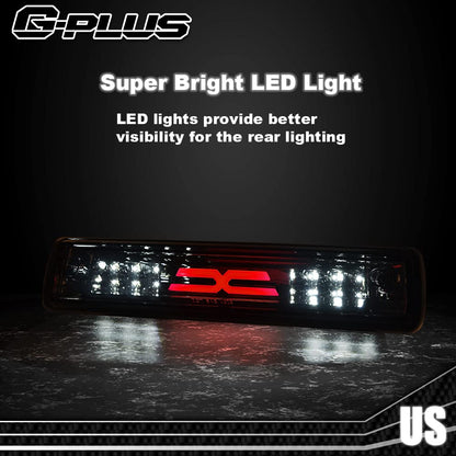 G-PLUS LED 3rd Third X Brake Light Rear Brake Stop Tail Light Compatible with 2015-2018 Colorado/Canyon GM25971002 52019397 High Mount Stop Light Third Tail Light