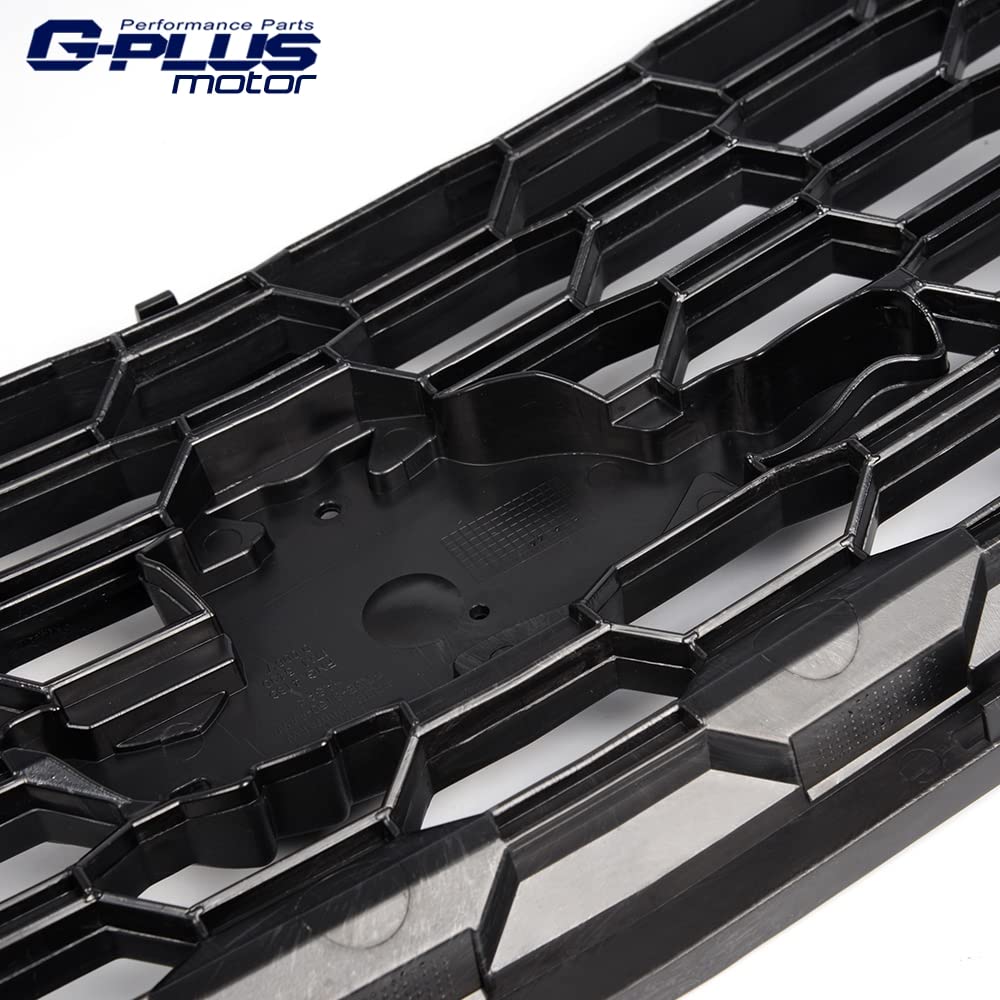 G-PLUS Front Upper Bumper Black Billet Grille Insert Compatible With 2015 Ford Mustang