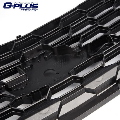 G-PLUS Front Upper Bumper Black Billet Grille Insert Compatible With 2015 Ford Mustang