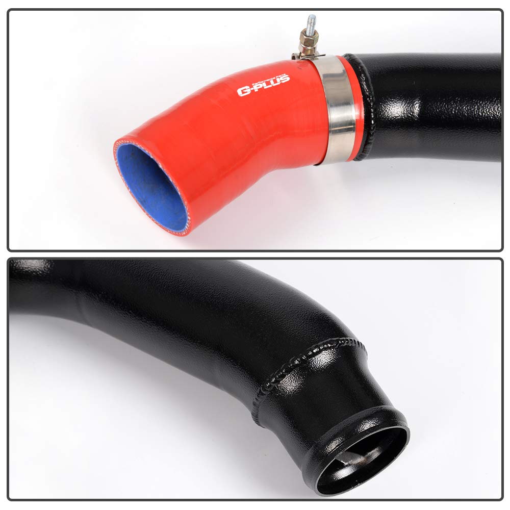 G-PLUS Turbo Intercooler Pipe And Boot Kit CAC Tubes Compatible With 2003-2007 Ford F250 F350 F450 SUPER DUTY 6.0L V8 Powerstroke Diesel