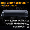G-PLUS Rear LED 3rd Third Brake Light Compatible With 2004-2008 Ford F150 2005 2006 2007 Cargo Tail Stop Lamp Waterproof (Black Housing Smoky Lens)
