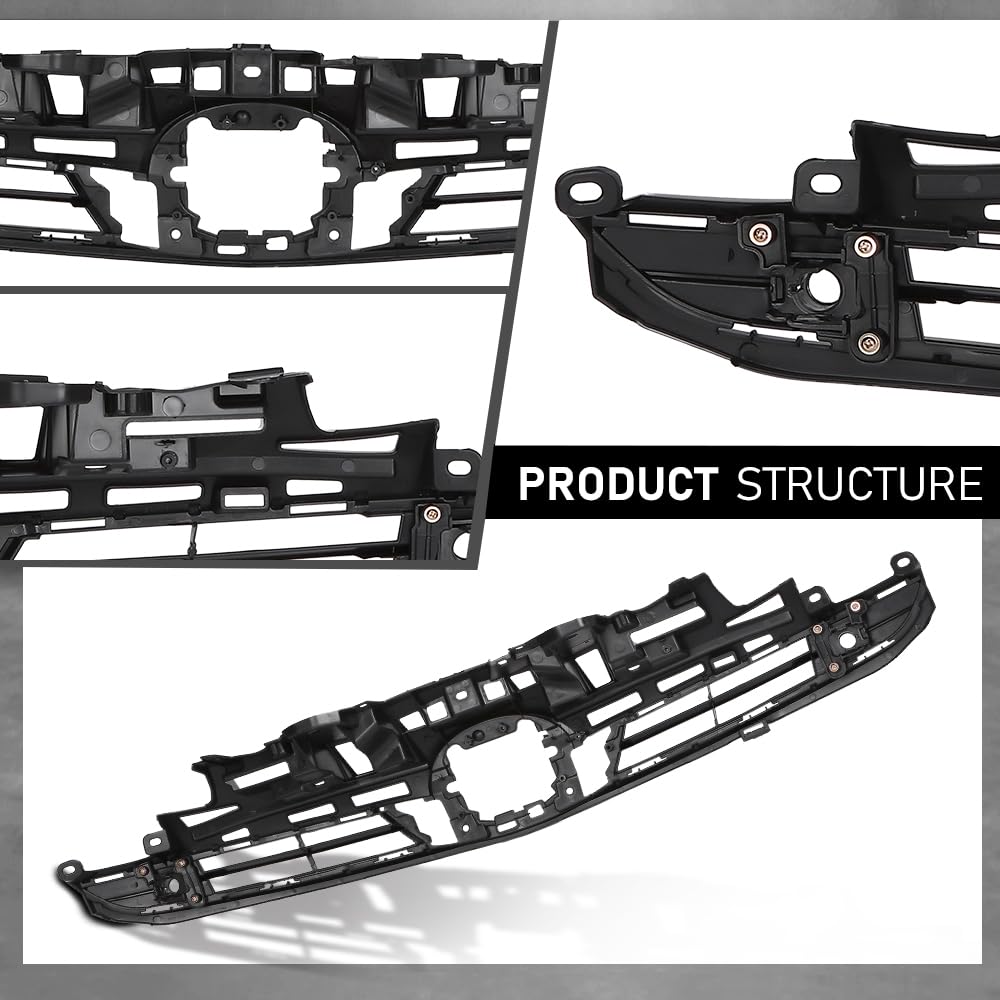 G-PLUS Front Grille Compatible with Toyota Prius 2019-2022 5310147110, TO1200448 Black