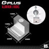 G-PLUS Truck Tool Box Mounting Kit Compatible with Tool Box Mount J Hook Toolbox Pickup Tiedown Silver