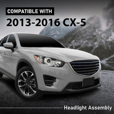 G-PLUS Headlights Assembly for Mazda CX-5 2013-2016 Clear Lens Chrome Housing Product Specifications