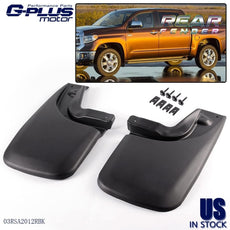 G-PLUS Rear Mud Flaps 2PCS for Toyota Tacoma 2005-2015 Front View