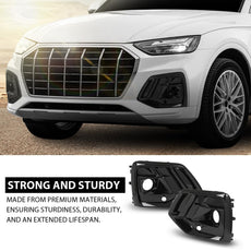 G-PLUS Fog Light Cover Grille Trim 2PCS for Audi Q5 Q5 Sportback 2021-2023 Additional Angle