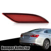 G-PLUS Rear Bumper Reflector Right Passenger Side Assembly Unit Compatible with Chevy Malibu Hybrid 2016-2019 /Fit Malibu L 2016-2021 /Fit Malibu LS LT 2016-2022 23174490 GM1185113 23174489 GM1184113
