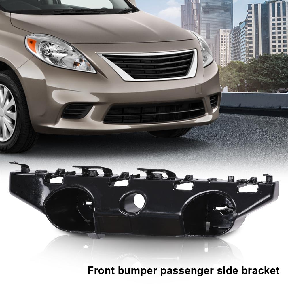 G-PLUS Front Right Side Bumper Brackets Compatible with Nissan Versa Note 2014-2019 622253VY0A, NI1032109