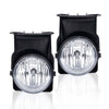 G-PLUS Bumper Fog Lights Compatible With GMC Sierra 1500 2500 3500 2003-2006 Pickup Clear Driving Fog Lamps W/o Wiring Kit Left+Right Side Clear Lens