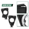 G-PLUS Fog Light Trim Set 2Pcs LH and RH Chrome Trim Compatible with Toyota RAV4 2016-2018 520300R030, 520400R030