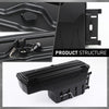 G-PLUS Truck Bed Storage Tool Box Left and Right Side Compatible with Chevy Silverado/GMC Sierra 1500 2500 3500 1999-2007 Black Pair