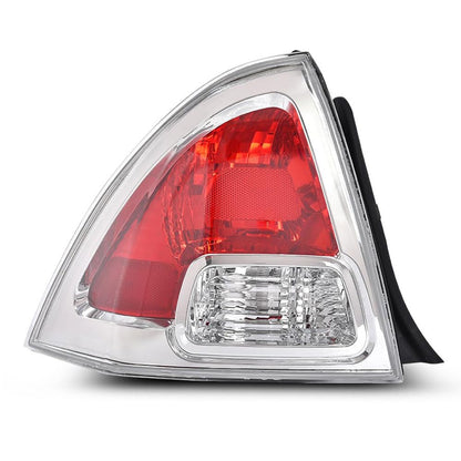 G-PLUS Tail Light Left Side Compatible with Ford Fusion (submodel: S, SE, SEL) 2006-2009 Clear & Red Lens FO2818123C, 6E5Z13405B Faros Traseros Luces TraserasAssembly