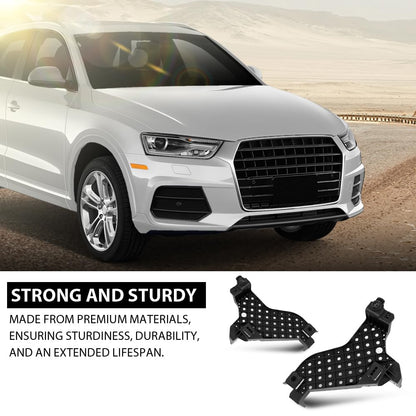 G-PLUS Pair Headlight Lamp Retainer Plates, Compatible with Audi Q3 Quattro 2013-2018, Left Driver & Right Passenger Side, 8U0941453, 8U0941454