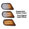 G-PLUS Side Marker Corner Parking Lights Turn Signals Compatible with 1998-2002 Pontiac Firebird Trans Am 10301404 10301405 GM2520177 GM2521177 (Black)