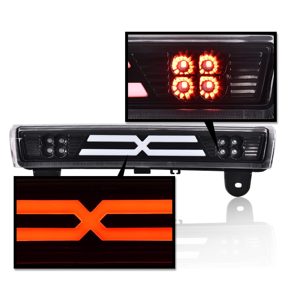G-PLUS Third 3rd LED High Mount Brake Stop Light Compatible with 2000-2006 Chevy Suburban 1500 2500 2000-2006 Chevy Tahoe/GMC Yukon/GMC Yukon XL 1500 2500 15170955