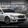 G-PLUS Front Headlight Washer Cover Right and Left Compatible with Benz E-Class W212 E500 E350 E250 2009-2013 A2128600108