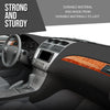 G-PLUS Dash Cover Skin Dash Cover Overlay Skin Compatible with Toyota Solara 2004 2005 2006 2007 2008 Black