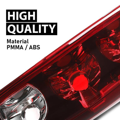 G-PLUS Rear Right Tail Light Assembly w/o Blubs Compatible with Chevy Colorado/GMC Canyon 2004-2012 Rear Brake Lamp Luces Traseras, GM2801164 19417443, Red Lens