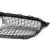 Diamond Style Front Bumper Grille Hood Grill Trim Shell Compatible with W205 C Class C250 C300 C400 C450 AMG Sport 2015 2016 2017 2018 (With Camera Hole)