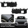 G-PLUS Bumper Cover Retainer Pair Compatible with Tucson 2016-2021 Driver & Passenger Side HY1032111, HY1033111, 86513D3000, 86514D3000 Black