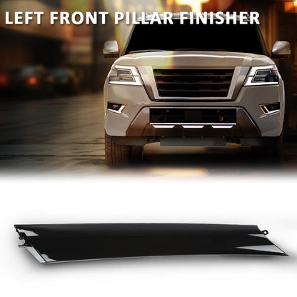 G-PLUS Front Pillar Finisher Windshield Trim Molding Left Driver Side Compatible with Nissan Armada 2017-2023/Fit Infiniti QX56 2011-2013/Fit Infiniti QX80 2014-2023 76837-1LA0A 768371LA0A 76837-6JR0A