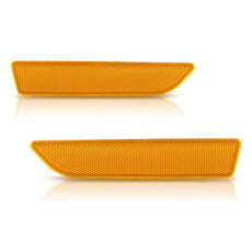 G-PLUS Bumper Reflector 2PCS for BMW X3 E83 2007-2010 Yellow Lens