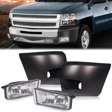 G-PLUS Front Bumper Fog Lights & End Cap Set for Chevy Silverado 1500 2007-2013 Product Specifications