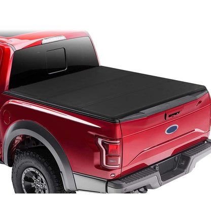 G-PLUS T3 Tri-Fold Hard Lock 6.5Ft Truck Tonneau Cover Compatible with 2009-2014 F150 | 6'5" Extra Short Bed