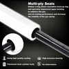 【Multi-Colored】 G-PLUS Rear Window Glass Gas Hood Struts Compatible with GMC Envoy Trailblazer 2002-2008 Gas Shock Lift Supports 4576-2 Pack (Matt White)