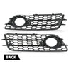 G-PLUS Fog Light Lamp Cover Grille Compatible with Audi A4 B8 S-Line S4 Models 2008-2012/ NOT Fit For Standard Bumper 88K0807681C, 8K0807682C