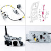 G-PLUS Rear Door Lock with Cable Assembly Compatible with 2004-2008 F150 Extended Cab Pickup ONLY,(Does NOT Fit Crew Cab or Heritage Models),Driver Side/Passenger Side (1, Driver Side)