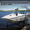 G-PLUS 12" x 100' Outdoor Ribbed Marine Carpet, Boat Trailer Bunk Carpet, Fit Boat Trailer Bunks Runner Docks Black