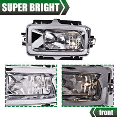G-PLUS Fog Lights Pair for Chevy Silverado 2013-2015 Side View