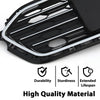 G-PLUS Honeycomb Grille Mesh Assembly Compatible with Chevy Cruze 2016-2018 Black Covers Automotive Car Front Bumper Lower