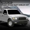 G-PLUS Front Brake Dust Shields Set Fit 1996-2002 Toyota 4Runner,Fit 1995-2004 Toyota Tacoma Black