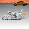 G-PLUS Headlight Assembly Front Headlamp Left Side Compatible with Toyota Camry Sedan 4-Door 2010-2011 TO2503195, TO2503195, 81150-06520, 81110-06520, 8111006500, TO2503191, 8115006500 White