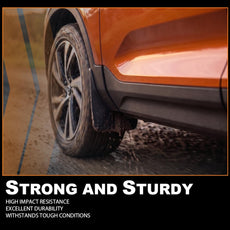 G-PLUS Mud Flaps 4PCS for Volvo XC40 2017-2021 Front Rear Black Product Image