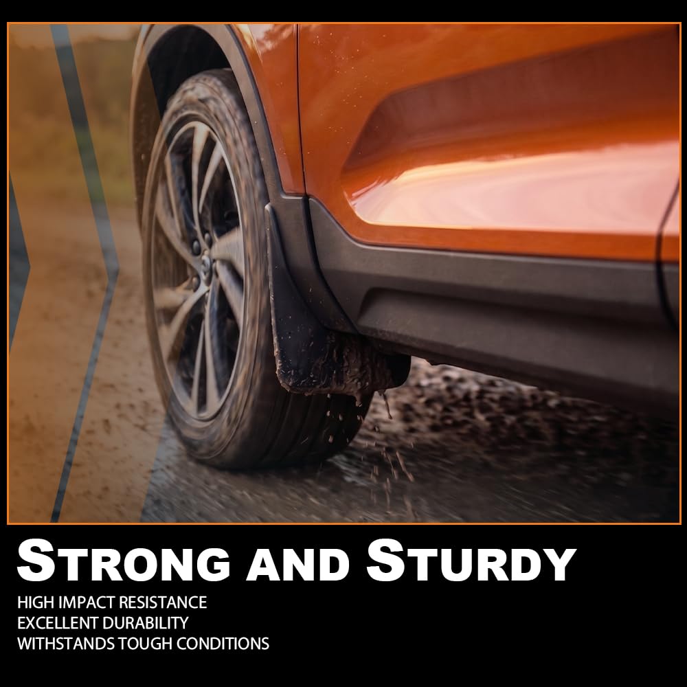 G-PLUS Front Rear Fender Splash Guards Mud Flaps Guards Compatible with Volvo XC40 2017-2021 4PCS Black