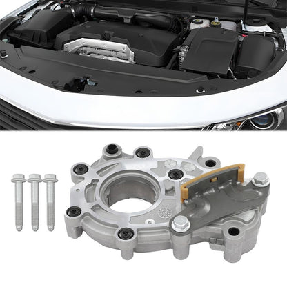 G-PLUS Engine Oil Pump 12640448 Compatible with Chevy Equinox Malibu Impala GMC Buick Cadillac Pontiac Saab Saturn Suzuki 24 Valve