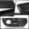 G-PLUS Front Right Fog Light Bezel Trim, Compatible with Audi Q5 Base 2009-2011/ Q5 (submodel: Premium, Premium Plus, Prestige) 2009-2012, Passenger Side, 8R0807682A01C, AU1039108